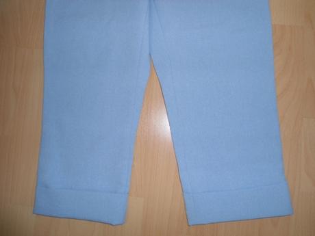 Bledomodre dievcenske nohavice, 152