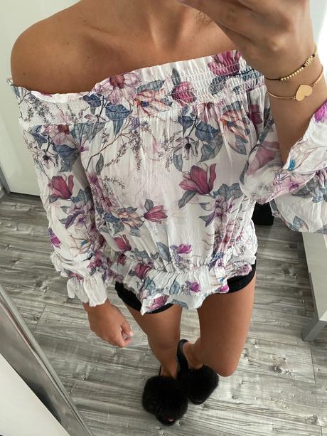 Kvetinová blúzka, mohito,xs