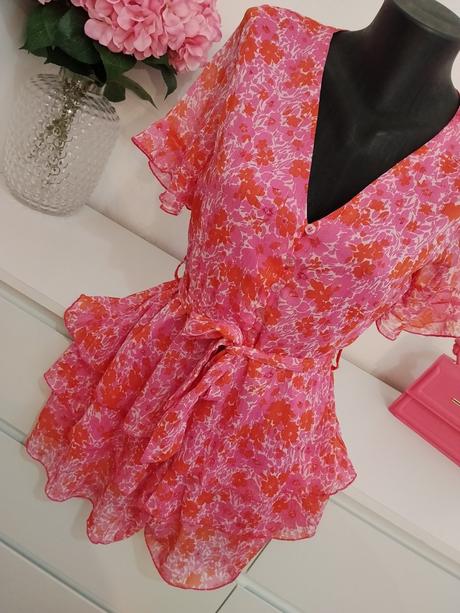 Luxusný kvetinový overal nasty gal, 36 / s