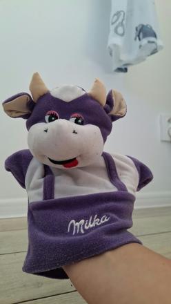 Plyšová maňuška milka, 