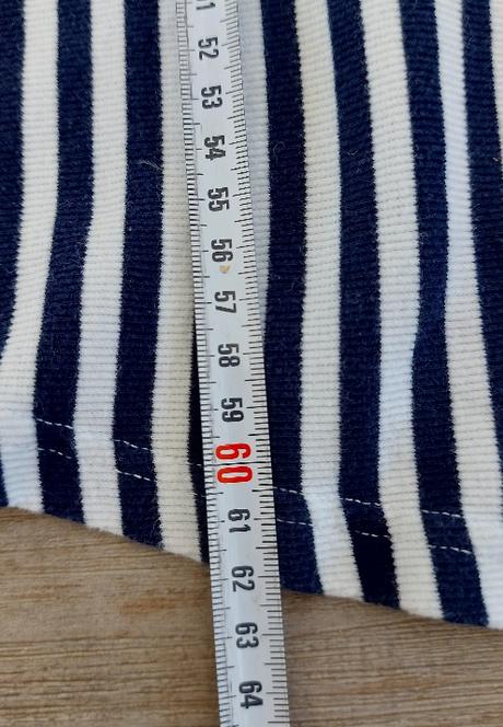 Pásikavé šaty s uzlíkom, dopodopo,128