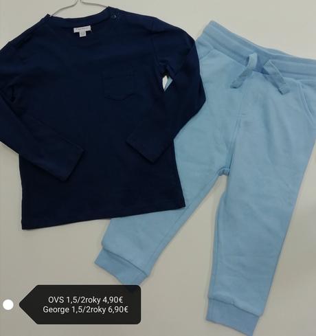 Modré tričko s vreckom, ovs,92