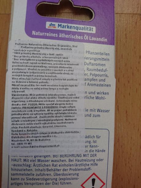 Prírodný éterický olej - levanduľa, 