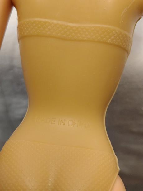 Retro blond bábika 31 cm, originál barbie sandále,