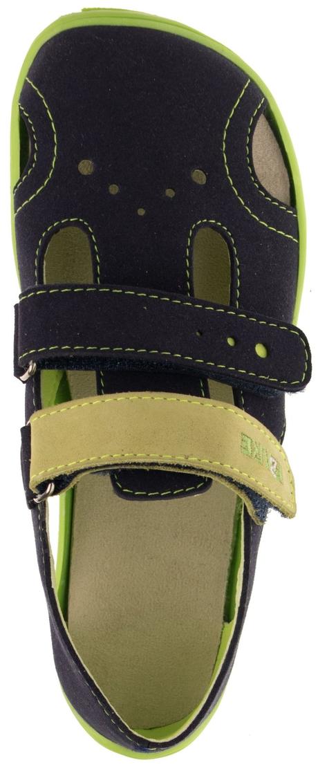 Fare bare - textilné sandále tmavomodré a, fare,33