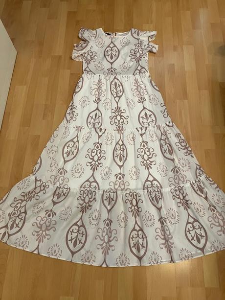 Letne saty s aztek vzorom, s