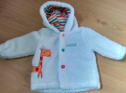 Chlpatá mikinka - teplejšia na 3 - 6 mesiacov, f&f,68