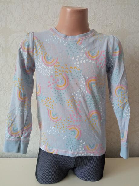 Dievčenské pyžamo vrch dúha tu (6-7r.), tu,116