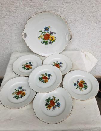 Prekrasna  secesna vintage  asi 100 rocna sada mis, 