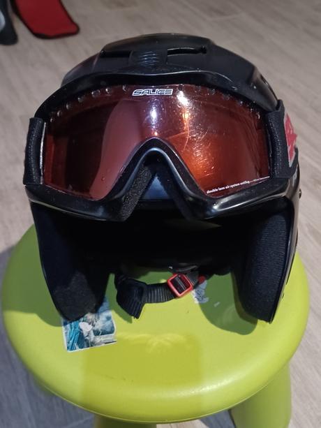 Lyziarska prilba arcore s+okuliare, s