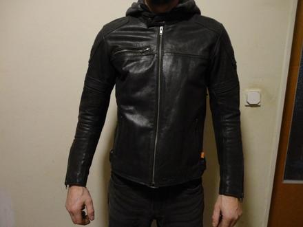 Moto bunda seca - pánska, kožená, 50