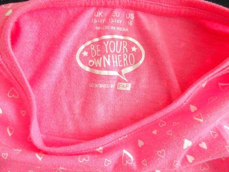 Pyžamové tričko na 13-14 rokov, f&f,164