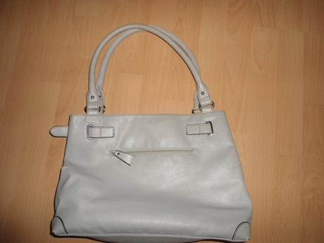Svetlosiva damska kabelka,