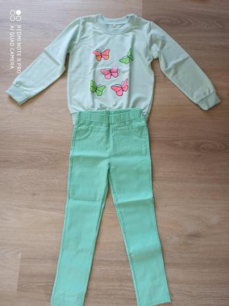 Set tričko a legíny pre dievcatko, 98