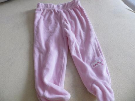 Dupačkové tmavoružové tepláčiky, f&f,68