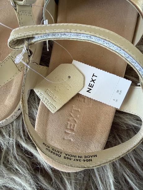 Koženné sandálky, next,38
