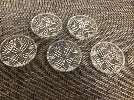 Misky brúsené, 5 ks,