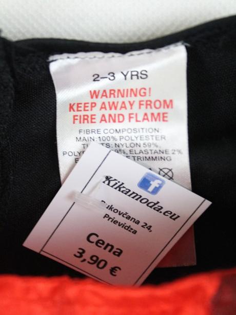 Kostým čarodejnice, veľ. 2-3 roky a,