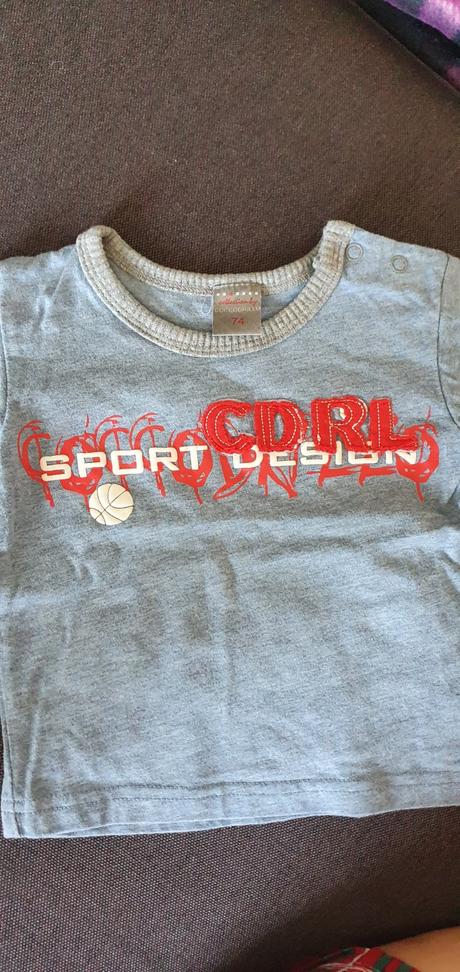 Tricko s dlhym rukavom coccodrillo,vel.74, coccodrillo,74