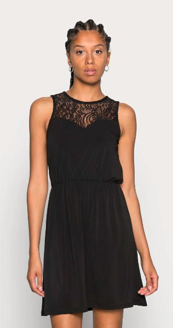 Vero moda čierne šaty vel.s, vero moda,36 / s
