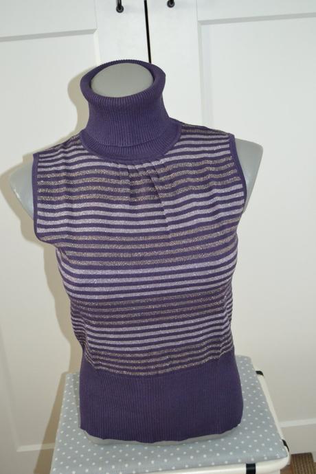 Elegantná roláková vesta, veľkosť 38, 38