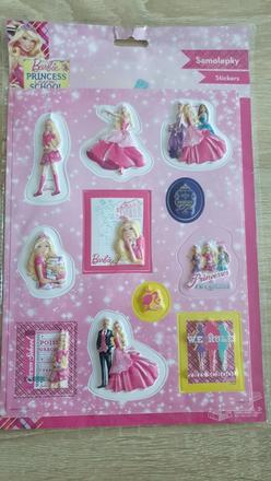 Barbie 3d samolepky, 