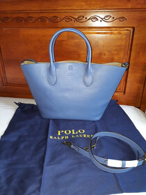 Modrá kabelka polo ralph lauren,