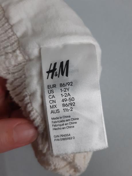 Čiapky 92-2 kusy, h&m,92