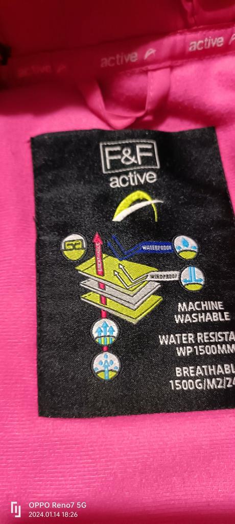 Lyžiarska bunda 7r, f&f,128