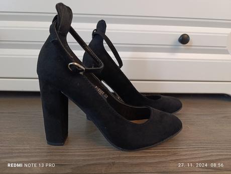 Lodičky čierne 38, 38