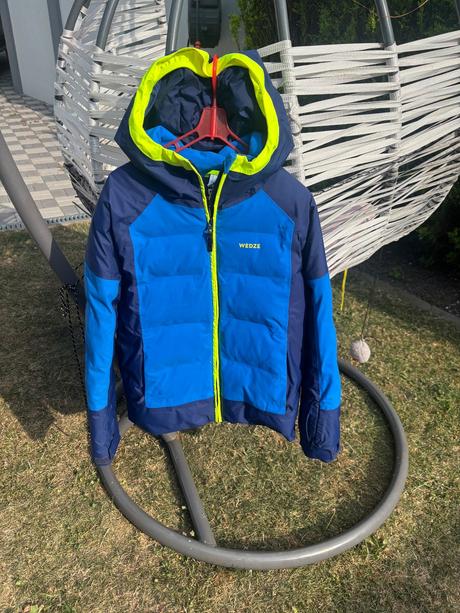 Teplá lyžiarska bunda, decathlon,164