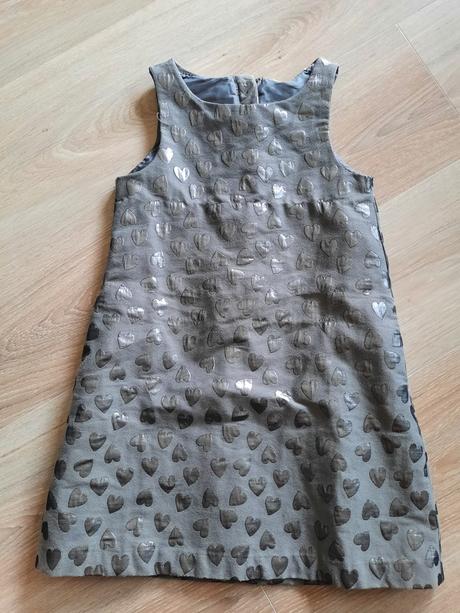 Srdiečkové šaty, h&m,116