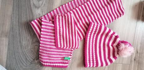 Benetton set čiapka a šál 3-6r, benetton,104