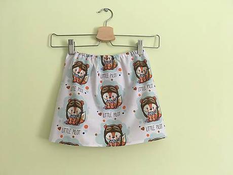 Handmade sukňa little pilot, 86