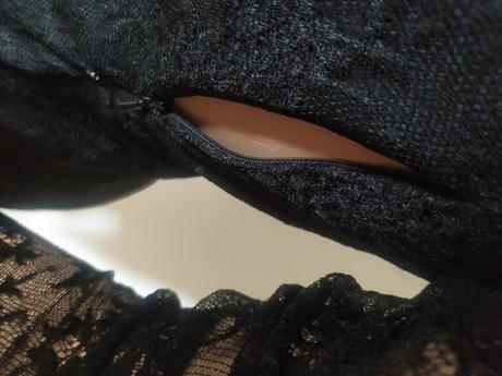 67 _ cierne elegantne saty  cipkovane 1xoblecene, river island,s