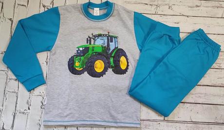 Bavlnené pyžamko traktor - slovenský výrobok, tinko,128