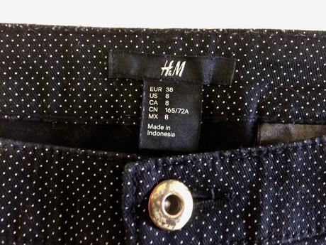 H&m bodkované šortky/kraťasy vel.38/m, h&m,m