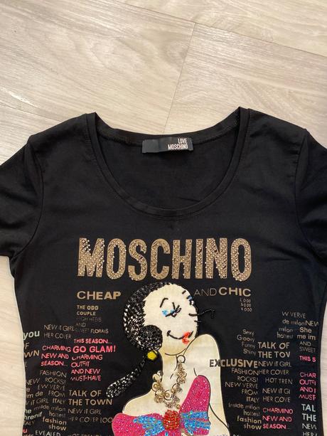 Tričko moschino, moschino,m