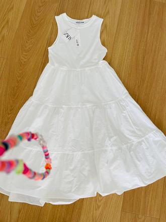 Popelinové šaty zara, zara,m