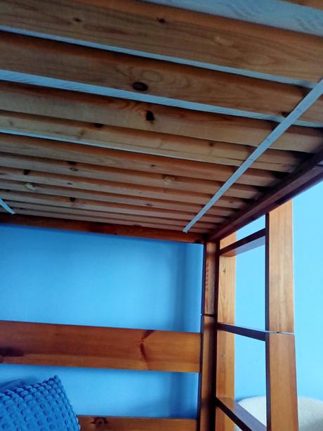 Poschodová posteľ s masívu, šírka (cm): 100,dĺžka (cm): 210