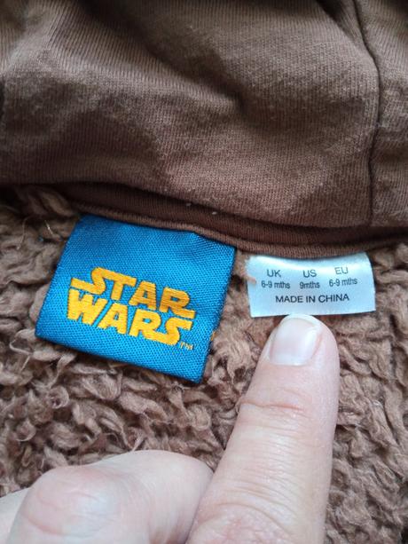 Prechodný overal star wars wookie, f&f,74