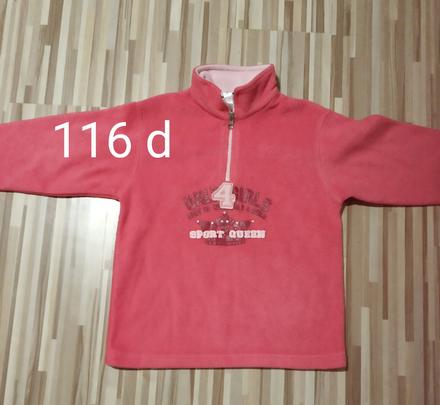 Flísova dievčenska mikinka 116, palomino,116