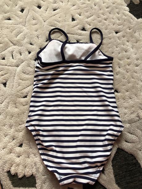 Pruhované celé plavky, h&m,98