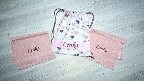 Vrecúško podsedák uterák kľúčenka,