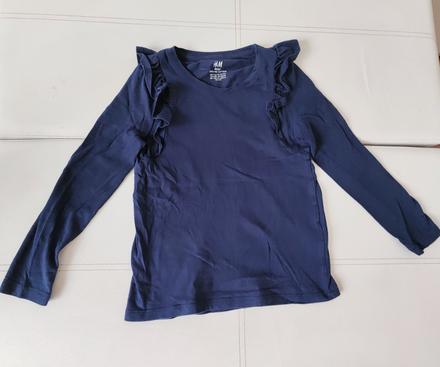 Tričko s volánikmi h&n, h&m,110