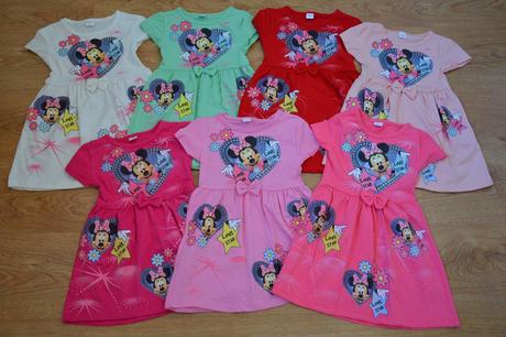 Detské šatičky ala minnie mouse, 86 - 134