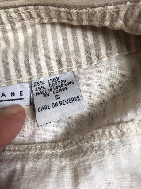 Letná ľanová crop bunda, l