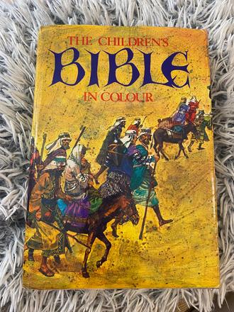 Stará krásna retro the children s bible in colour,