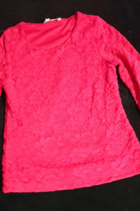 Čipkové tričko 134/140, lindex,134