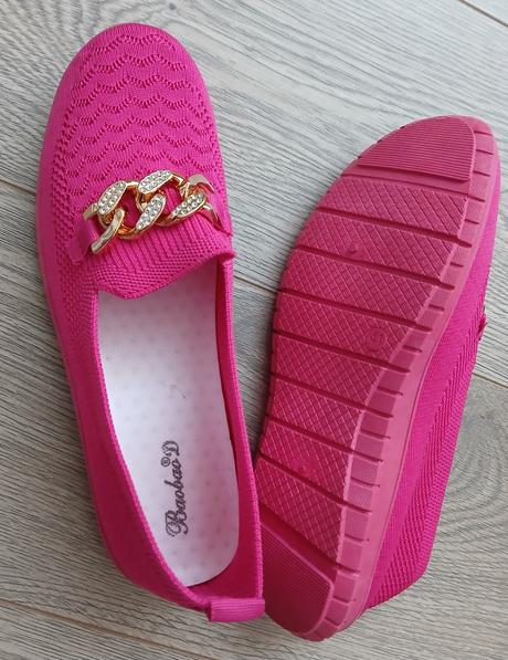 Ruzove a cierne mokasiny, 36 - 41